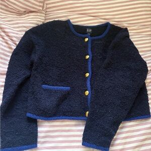 GAP Navy Blazer with Gold Buttons